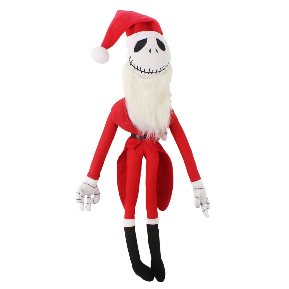 50cm The Nightmare Before Christmas Jack Skellington Santa Claus Plush Toy Soft Stuffed Dolls 50cm The Nightmare Before Christmas Jack Skellington Santa Claus Plush Toy Soft Stuffed Dolls