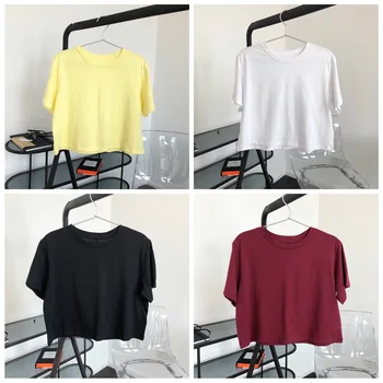 

Short Sleeve T Shirt Women 2018 New Fashion cotton T-shirts Women Animal Regular CN(Origin) Spring/Autumn
