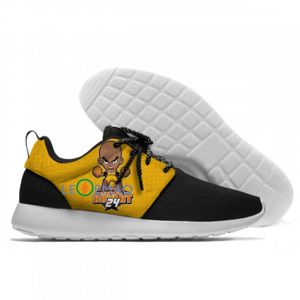 

Free Running for Men Los Angeles LA Lakers Fans Sports Shoes 8 24 Bryant Black Manba Cute Cartoon Athietic Breathable Sneakers