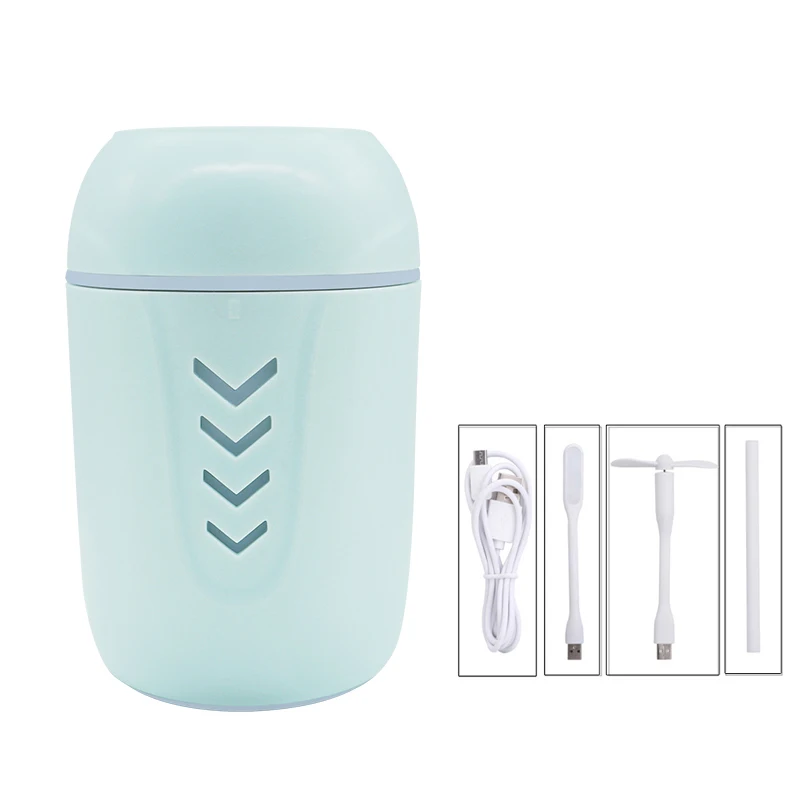

Mini Portable USB Air Humidifier 4 Function Purifier Aroma Diffuser Steam Night Light Fan Table Lamp Atomizer Aromatherapy