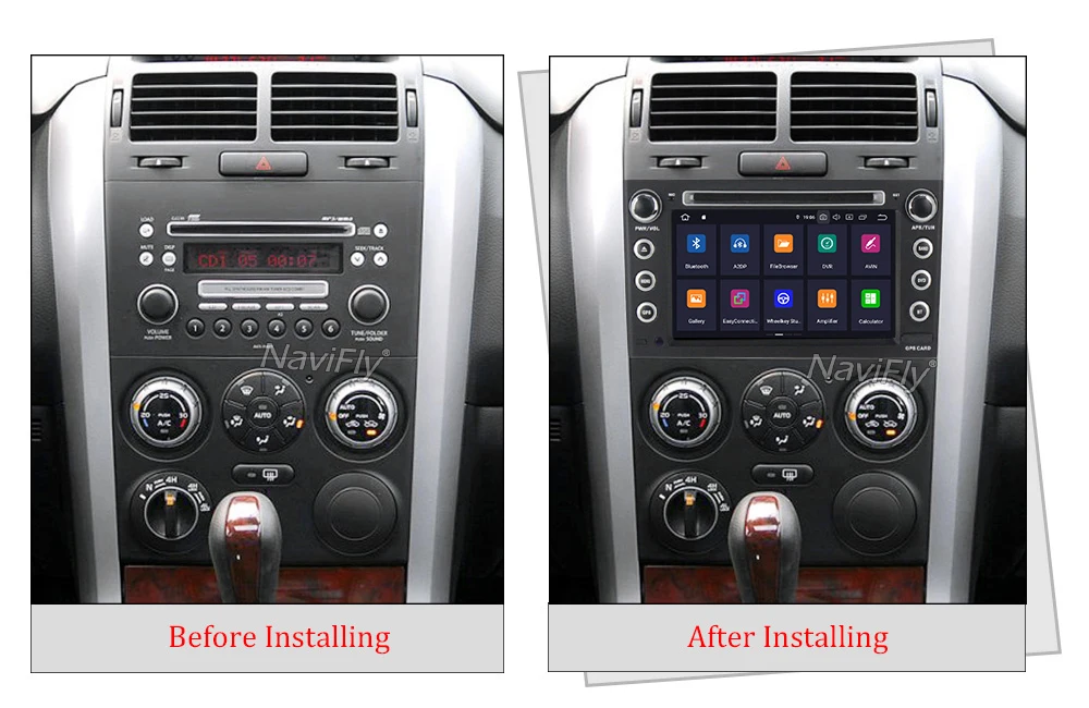 Sale IPS DSP Android 9 car gps 2 Din dvd player for SUZUKI GRAND VITARA 2007-2013 GPS RADIO STEREO Navigatio ADAS DVR Carplay WIFI BT 1