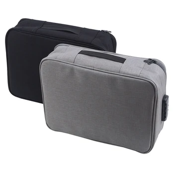 

Document Ticket Storage Bag Waterproof Large Capacity Certificates Files Organizer Holder Bag for Home Office Travel