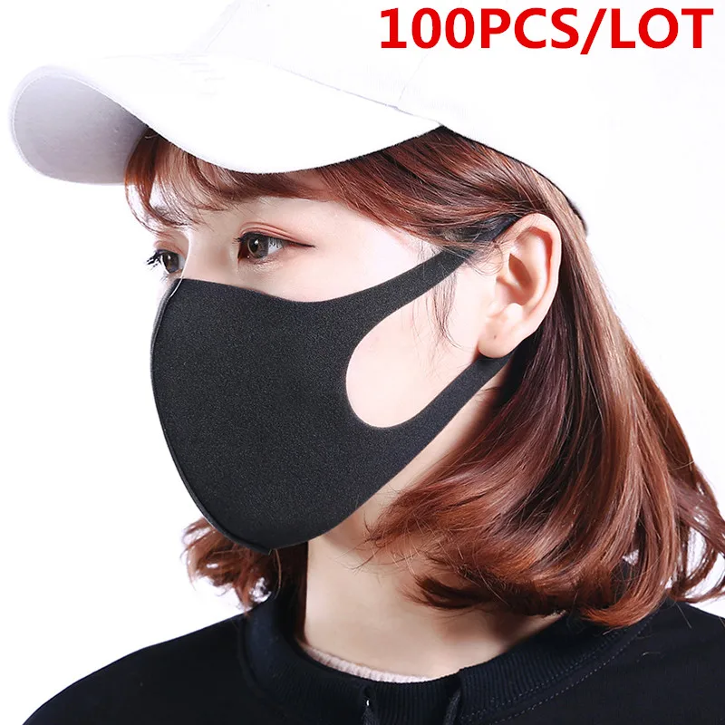 

100 Pcs/Lot Anti Dust Face Mouth Cover PM2.5/FPP3/N95 Mask Respirator Dustproof Anti-bacterial Washable Reusable Comfy Masks