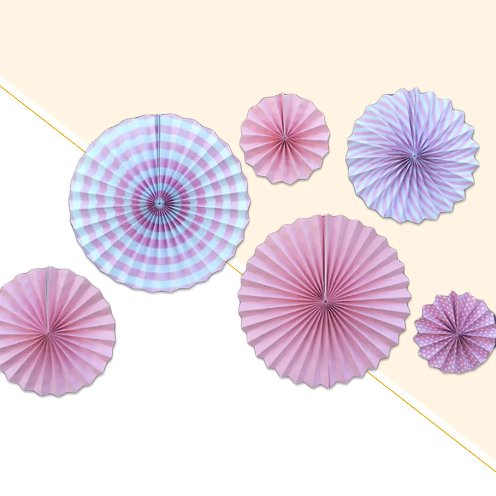 

Colorful Pinwheel Tissue Paper Fans Party Decoration Paper Flower Kids Event