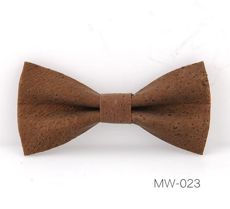 Регулируемая Пробка деревянный галстук-бабочка для мужчин деревянный галстук-бабочка галстук мужской ручной работы твердый галстук-бабочка для мужчин аксессуары для свадебной вечеринки галстук - Цвет: MW-023