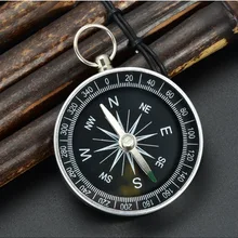Портативный алюминиевый легкий аварийный компас, инструмент для выживания на открытом воздухе, инструмент для навигации, черный компас