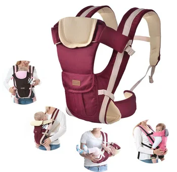 

Baby sling multi-function mesh adjustable shoulder newborn strap breathable baby backpack ergonomic O-leg to prevent newborn