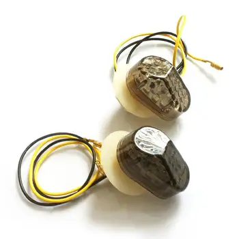 

For Yamaha Large Displacement Motorcycles Flush Mount LED Turn Signals Smoke Lens Lamp Moto Accessories