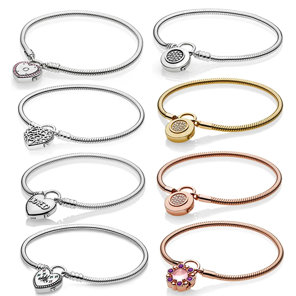 1 PDB SL high quality 925 sterling silver series fashion charm DIY bracelet suitable for bead female jewelry gift | Украшения и