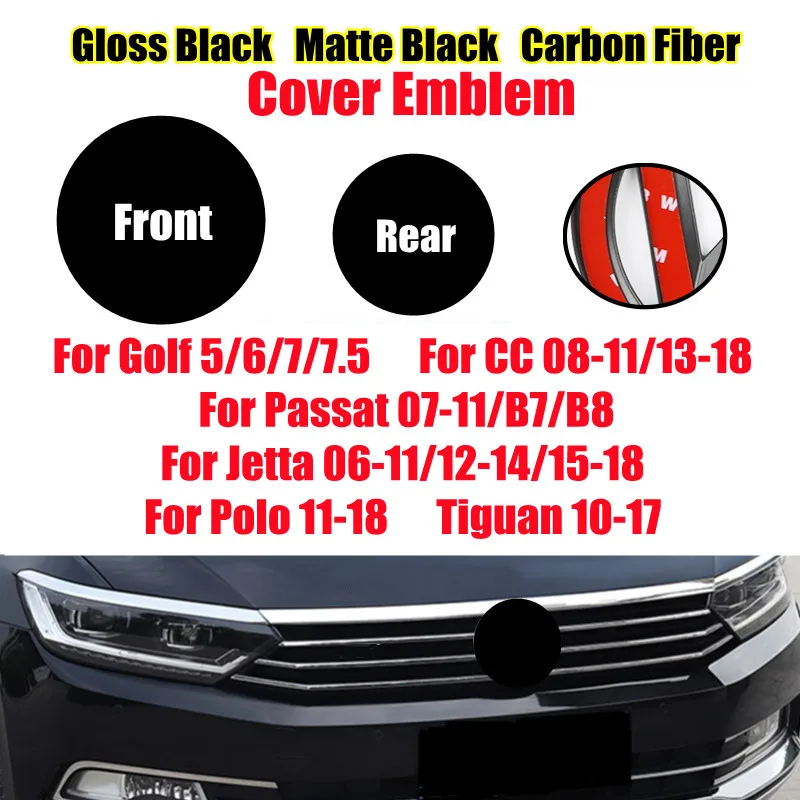 Блестящие черные наклейки из углеродного волокна без разборки на переднюю