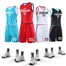 Мужской баскетбольный набор, униформы, наборы, большой размер, для колледжа, баскетбольные майки, спортивная одежда, сделай сам, Индивидуальные Тренировочные костюмы, летние