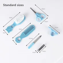 Kit de soins pour nouveau né, 6 pièces, Portable, sûr, pour bébés filles et garçons