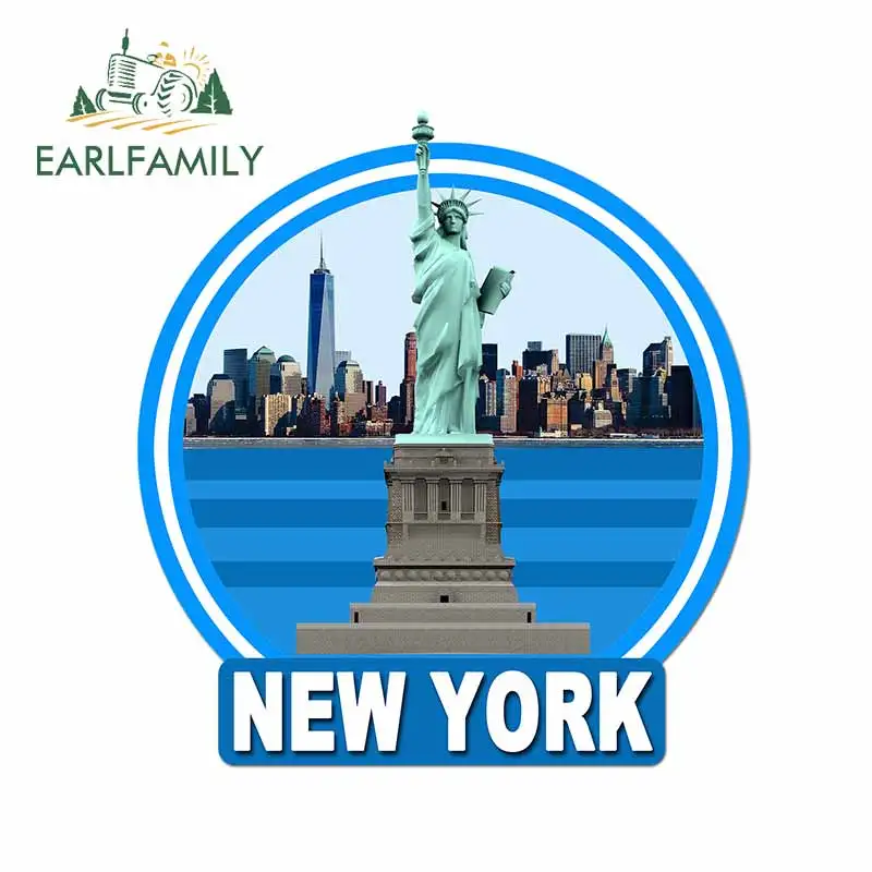 EARLFAMILY 13 см x 12 2 для Нью Йорк Статуя Свободы тонкие виниловые наклейки на машину