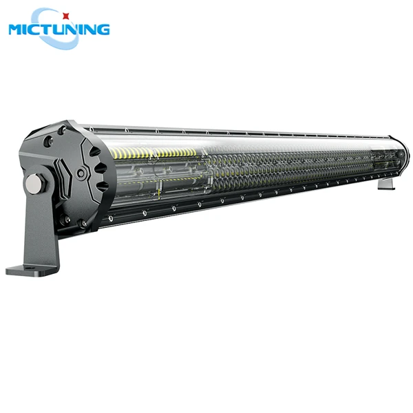 MICTUNING Модернизированный M2 Quad Row 42 ''автомобильный прямой светодиодный светильник для внедорожника ATV внедорожный светодиодный Рабочий фонарь w/Жгут проводов аксессуары - Цвет: No Wiring Harness