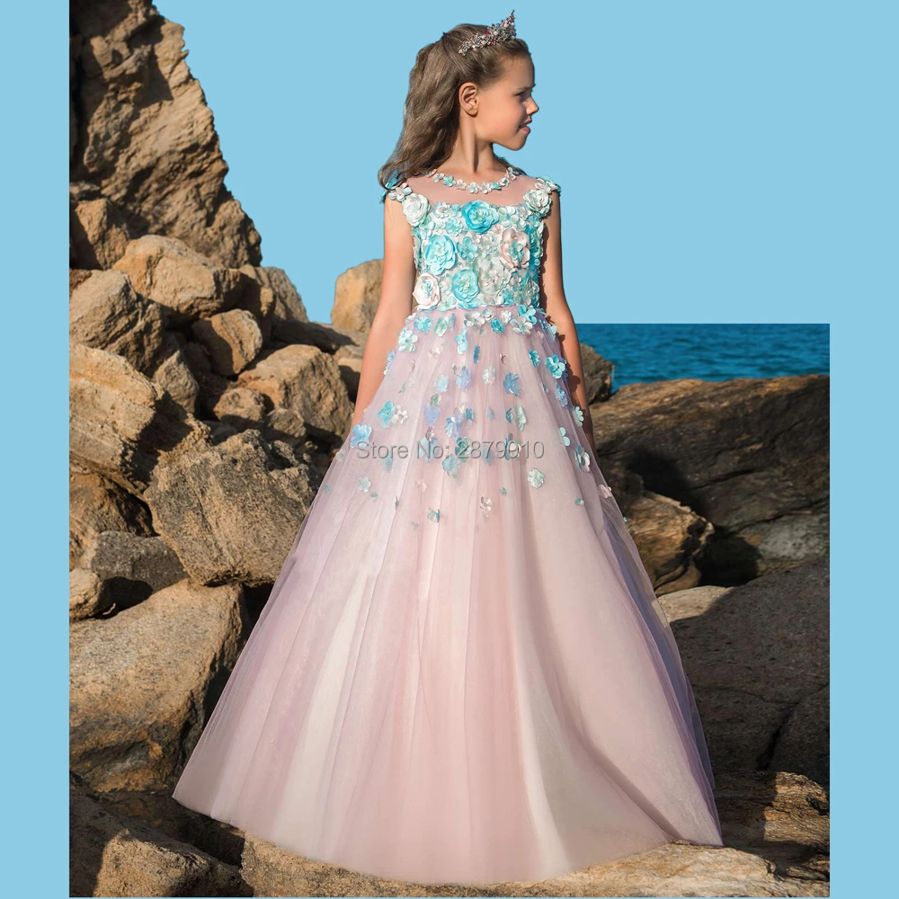 glamorous flower girl dresses
