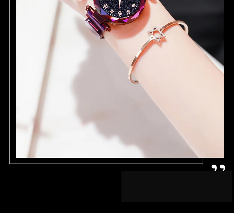 Роскошные Светящиеся женские часы Звездное небо магнитные женские наручные часы водостойкие часы со стразами relogio feminino montre femme