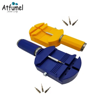 

6 in 2 New Blue Orange 28mm Watch Link Band Slit Strap Bracelet Chain Pin Remover Adjuster Repair Tool Kit For Men Women Wrist