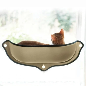 

Cat Window Perch Cat Hammock Bed Window Pod Lounger Suction Cups Warm Bed For Pet Cat Rest House Sunny Seat Window Mounted