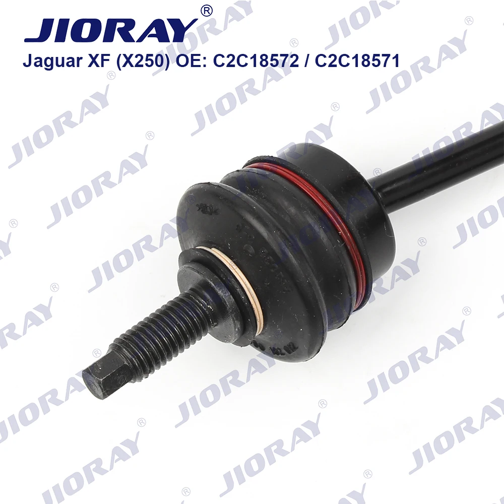 JIORAY Pair Rear Axle Sway Bar End Stabilizer Link Ball Joint For Jaguar XF X250 XJ X350 X351 XK S-TYPE X200 C2C18572 C2C18571