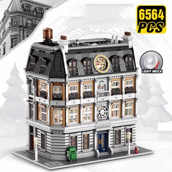 

City Creator Expert Buildings Infinity War Doctor Strange Super Sanctum Sanctorum Showdown Building Blocks Bricks Boyfriend Toy