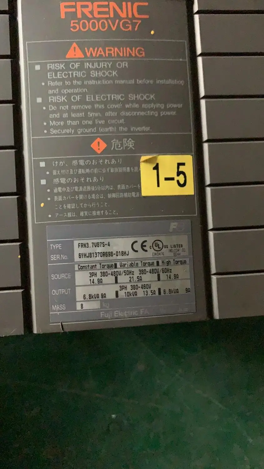 FRN3.7VG7S-4 3.7KW б/у один, инвертор, хорошо работает