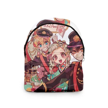 

Toilet-bound Jibaku Shounen Ha Backpack Canvas Bag Kamado Tanjirou School Bag Gift Mochila Feminina Nezuko Women Men Travel Bags