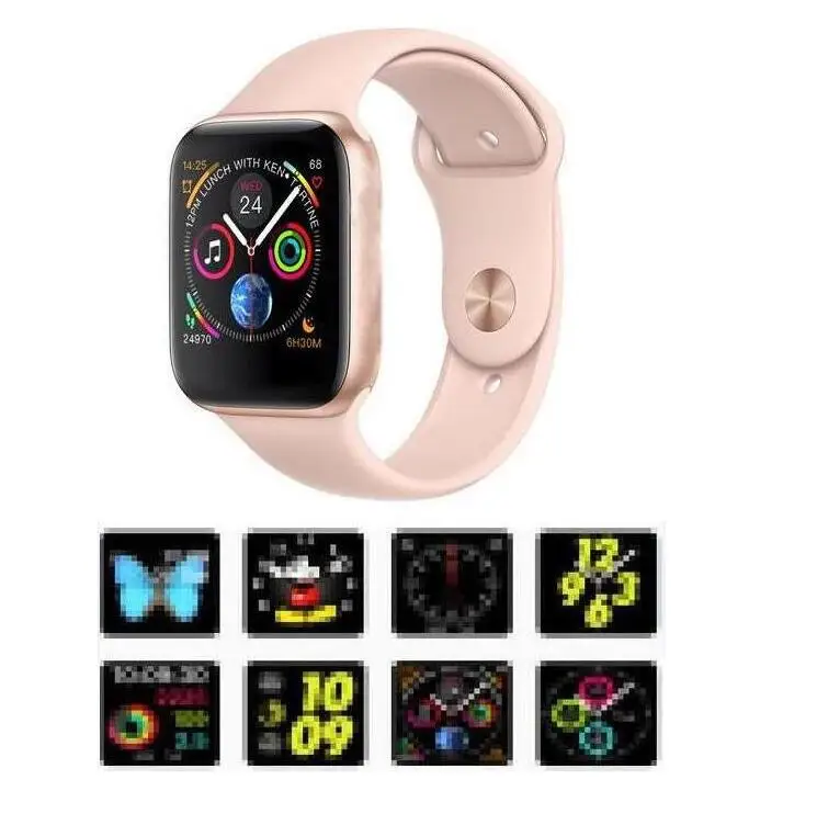 

IWO 8 Smart Watch Men Bluetooth music Camera Heart Rate Monitor Waterproof Watch 4 Smartwatch VS W34 B57 P68