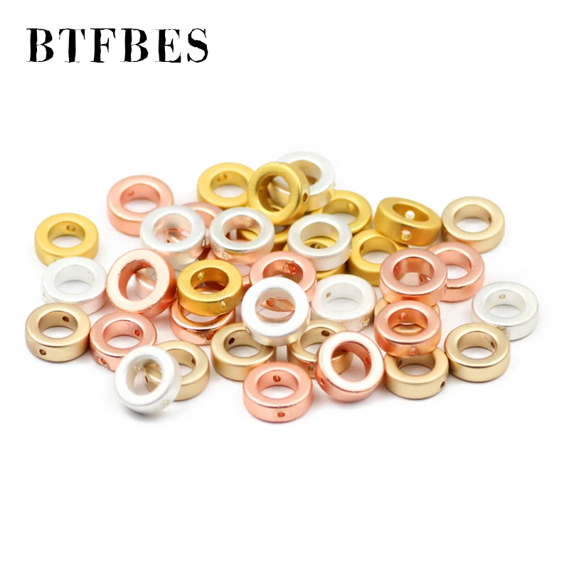 BTFBES Hematite натуральный матовый камень золотые серебряные круглые очаровательные
