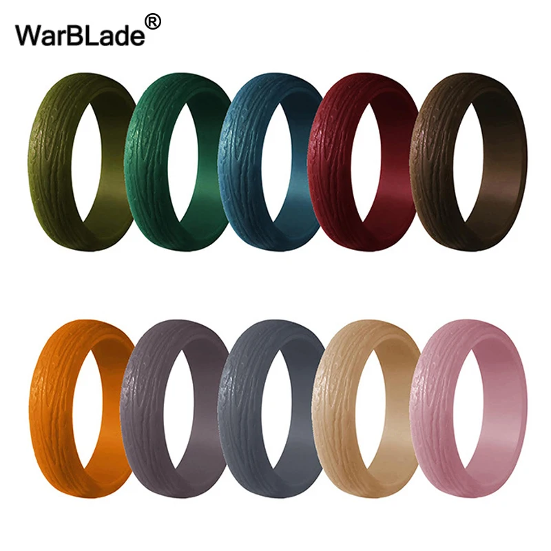 Новое Силиконовое кольцо WarBLade с узором в виде дерева 5 7 мм пищевой класс FDA