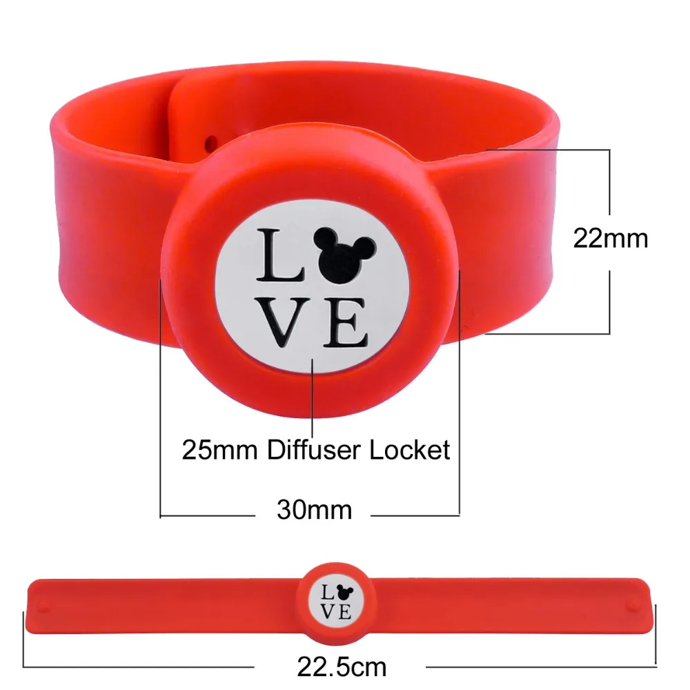 ZP-BS694-0 Silicone Diffuser Locket Bracelet-4