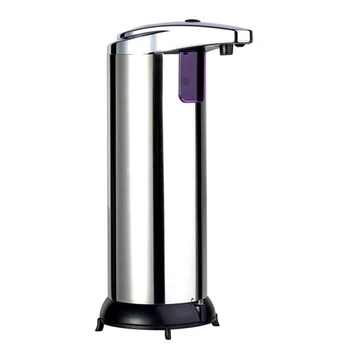 

Automatic Soap Dispenser Pump Infrared Sensing Stainless Steel Liquid Soap Holder Shampoo Dispenser Bathroom Liquid Foam Pump