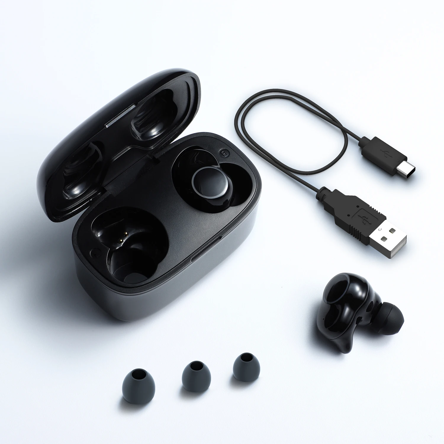 TWS T3 Bluetooth 5,0 беспроводные наушники мини-вкладыши бинауральные истинные беспроводные наушники водонепроницаемые спортивные наушники с защитой от пота