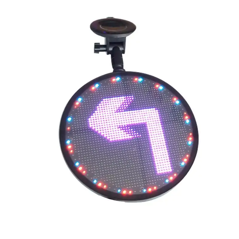 

1pc Controlled Emoji Car Display Glow LED Light Logo with Remote Control LED Emoticon Image Wifi color LED display