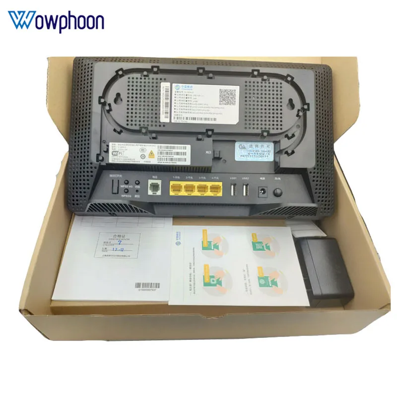 5Pcs G-140W-C alcatel ont gpon 4GE+ 1Tel+ 2USB+