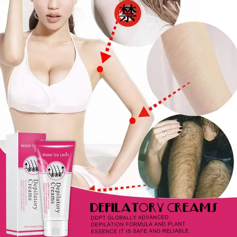 

Men And Women Painless Depilatory Cream Legs Depilation Cream For Hair Removal For Armpit Legs Hair Removal Cream 60g