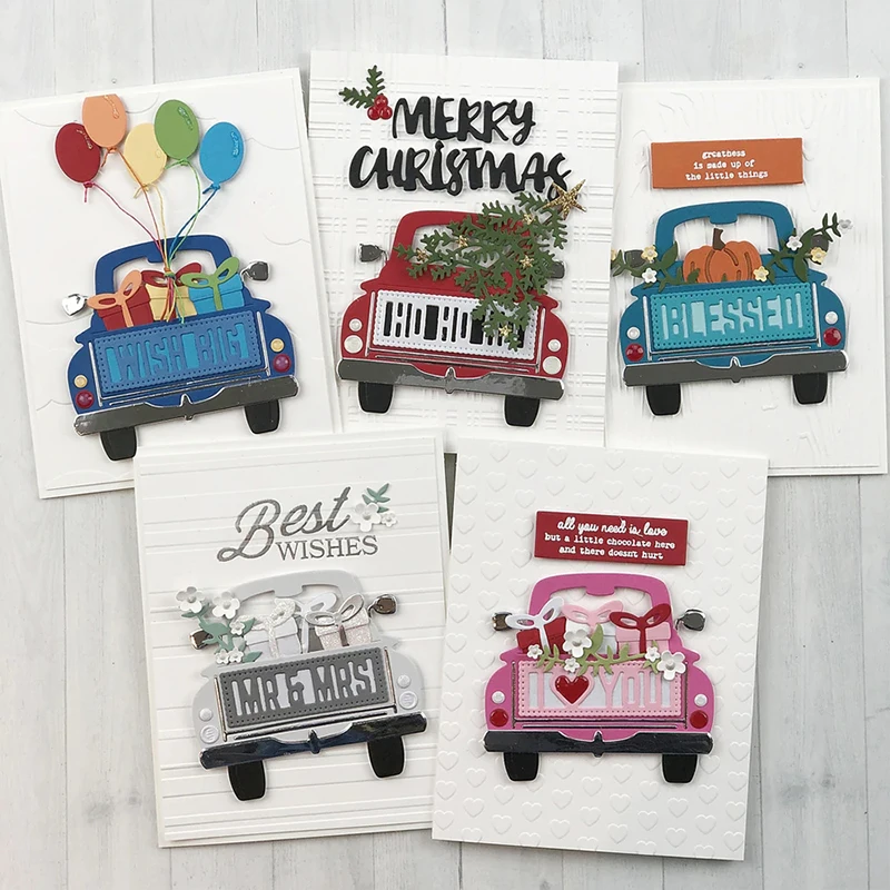 

Best Wishes Good Words Small Tag Metal Cutting Dies for DIY Scrapbooking Album Embossing Paper Cards Making Crafts Supplies 2019