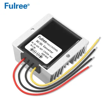 

DC DC Buck Converter 24V 36V 48V 60V 72V to 12V 5A 10A 15A 20A Step Down Car CCTV Security Camera Surveillance Power Module