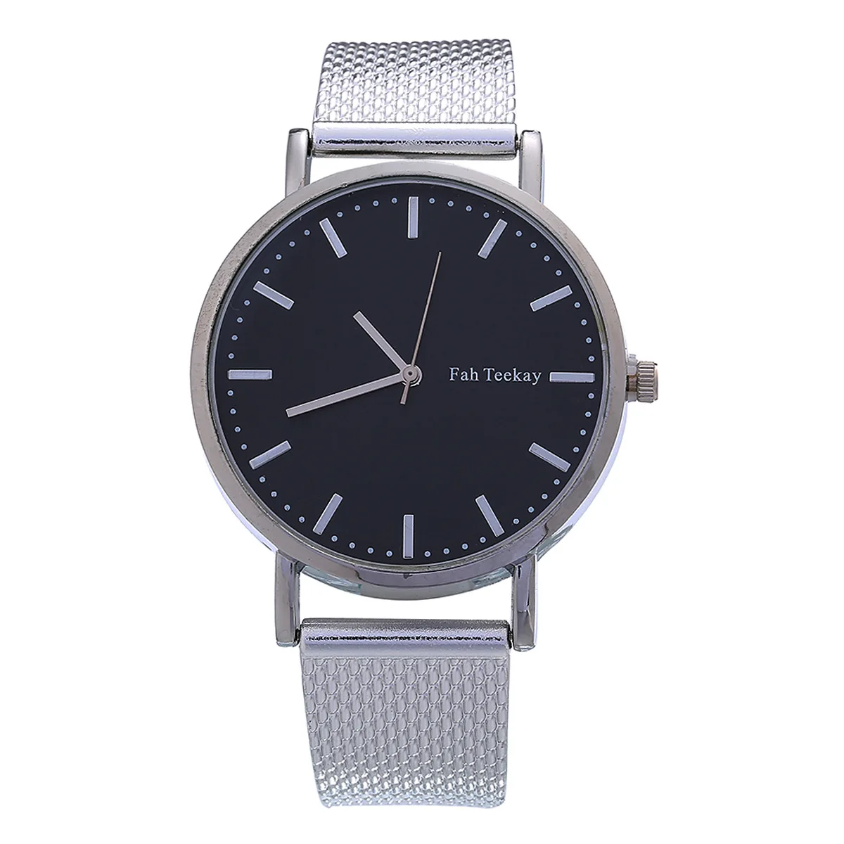 

Hot Selling Non-shu zi tiao Nail PVC Mesh Belt Silica Gel Men And Women Watch
