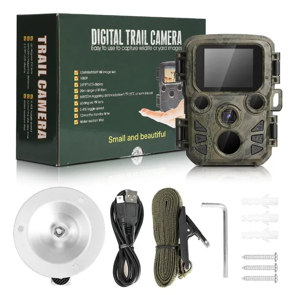 Mini Photo Traps Game Camera Trail Hunting 16MP 1080P Outdoor Wildlife Scout Guard Night Vision Camera with 0.45s Fast Trigger IP66 Waterproof (6)