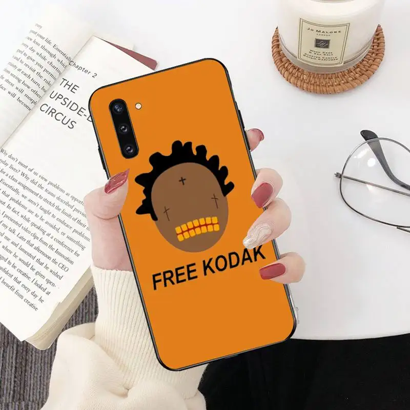 PENGHUWAN Kodak Black Rapper Soft Silicone Black Phone Case For Samsung Galaxy J7 J8 J6 Plus 2018 Prime Note 7 8 9 10 pro
