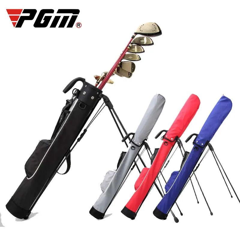 

PGM Golf Gun Rack Bags Can Hold 9 Clubs Waterproof Nylon Bracket Package Men Women Sports Lightweight Portable Stand Carry Bag