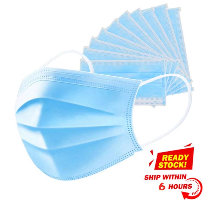 

Protective mask 3-layer disposable mask spray melting cloth CE authentic certification large manufacturers supply masks