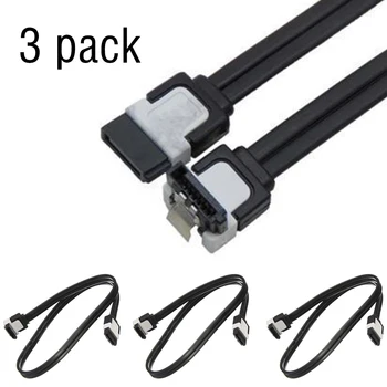 

20191014L 45CM SATA II SATA 2 2,0 Cable de datos recto Cable para disco duro 3 GB/S SATA 7P a SATA7P Cable de baile