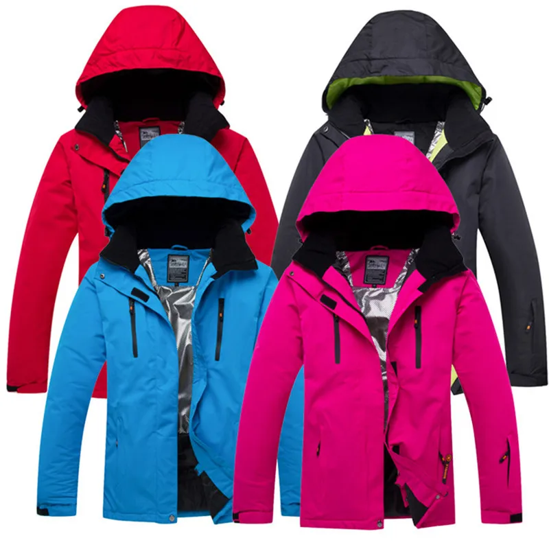 

Solid Color Waterproof Windproof Winter Snow Jacket Women Men Snowboard Jacket Men Ski Jacket Winter Warm Coat Thick Coat Women