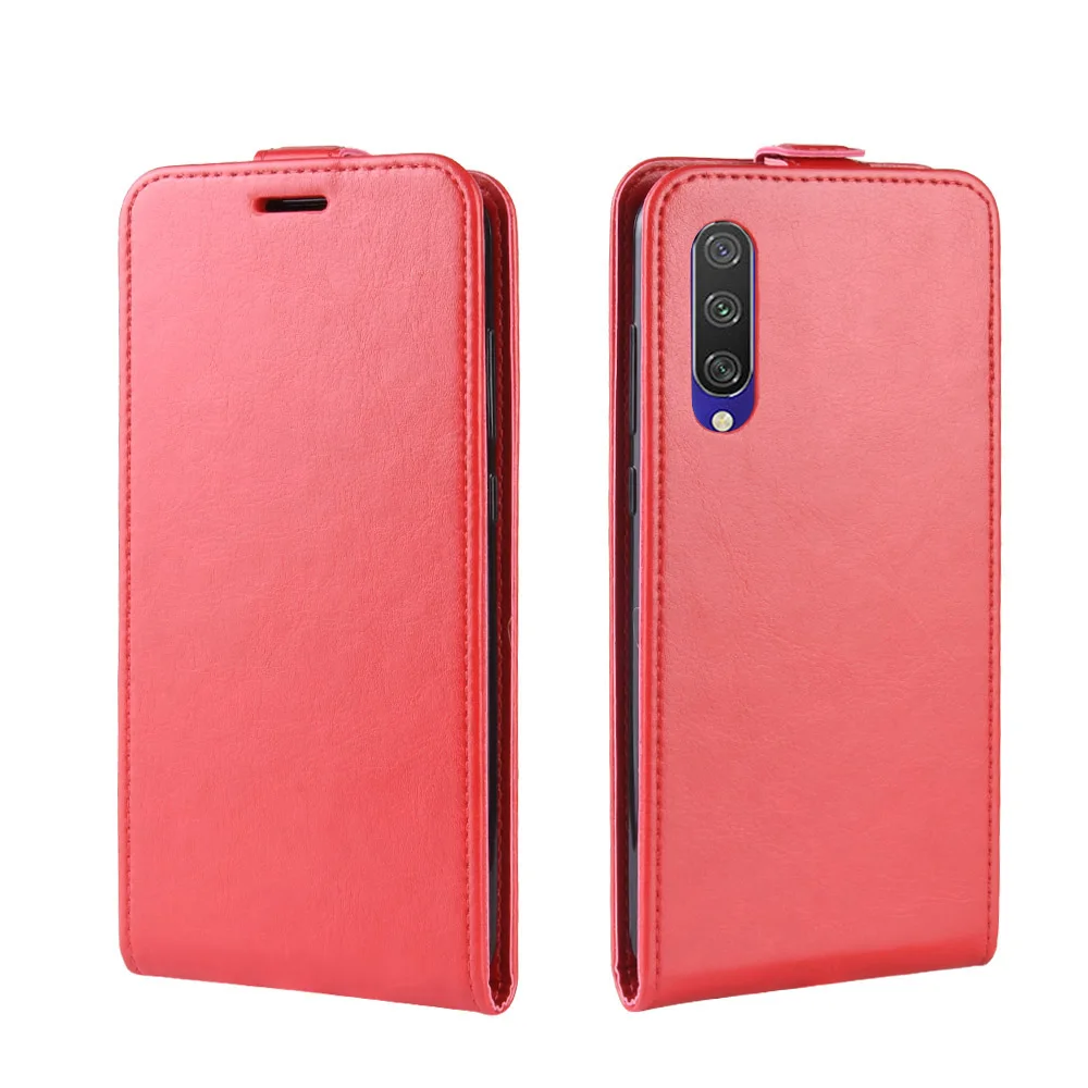 Capa vertical em couro pu para xiaomi