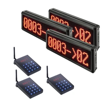 

High Quality Queue Management System LED Display Receiver Transmitter Wireless Queue Machine For Hospital