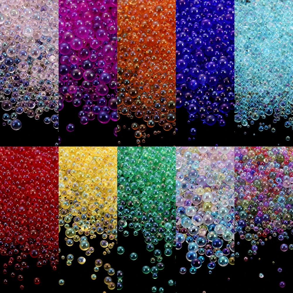 Miniature Crystal Bubble Beads