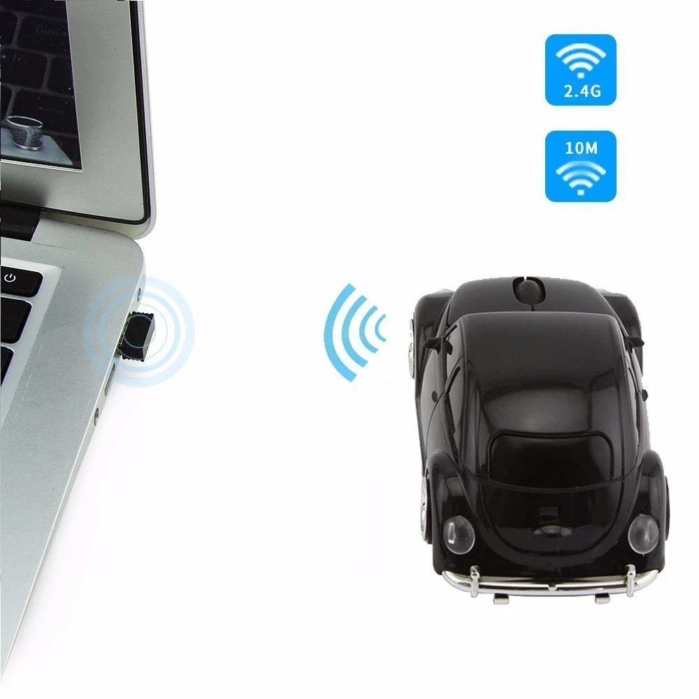 Беспроводная эргономичная компьютерная мышь CHYI оптическая Usb автомобильная 3D VW