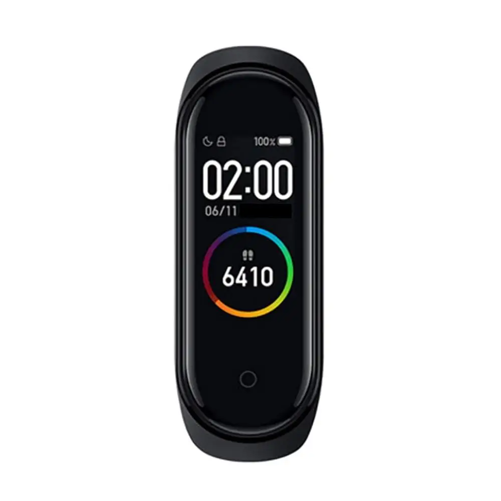 Xiaomi Mi Band 4 смарт-браслет Smartband фитнес-тренкер Спорт Водонепроницаемый стандартная версия Смарт-браслет - Цвет: Черный