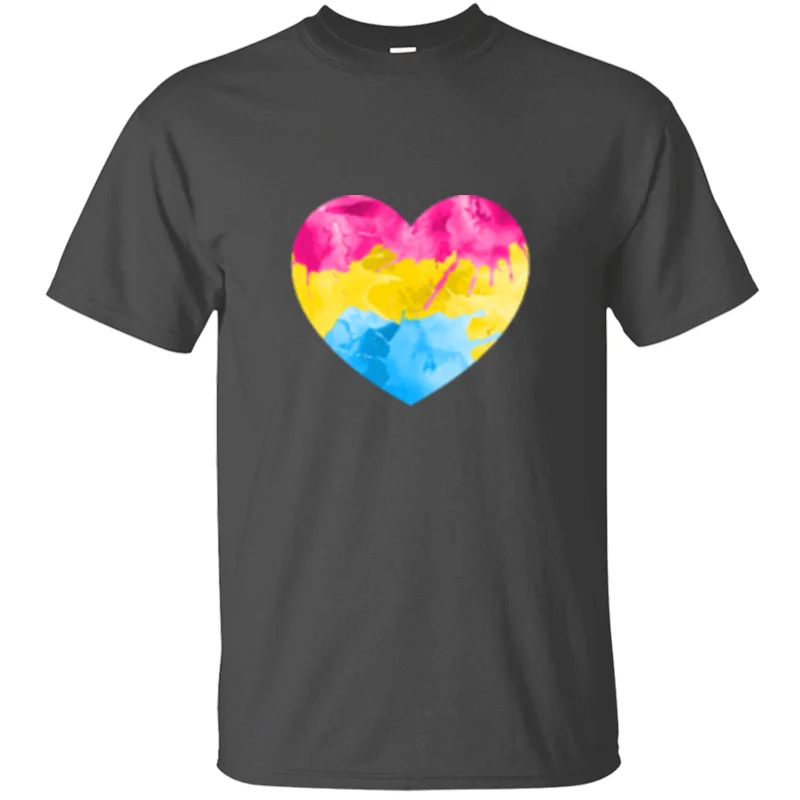 

Vintage Customized Pansexual Heart Graphic Lgbtq Pride Gift Idea Tshirt Cotton Cute Gray Clothing Fitness T Shirts 2020